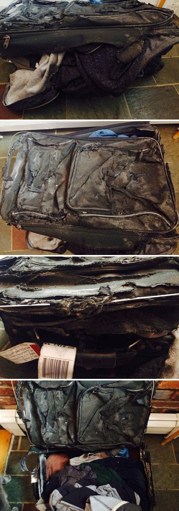 The Airport Lost My Luggage 2 Weeks Ago. It Just Arrived At My House Today Like This