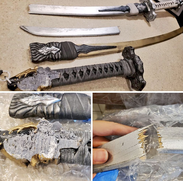 So Much For "Fragile." I Filed A Claim For Damaged Baggage. Do You Know How Fast And Hard This Needs To Be Running Against A Surface To Get This Damaged?