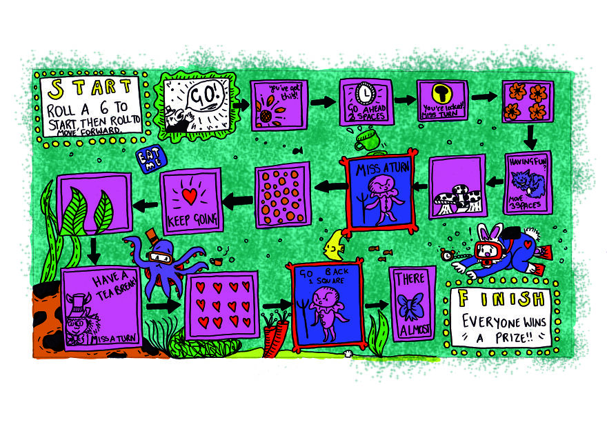 I Redesigned A Series Of Children's Book Covers And Endpapers Using My Whimsical Style (8 Pics) I Redesigned A Series Of Children's Book Covers And Endpapers Using My Whimsical Style (8 Pics)