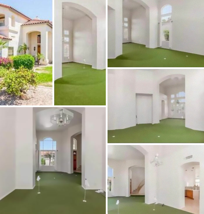  Si vives en Arizona, detestas el calor y amas el golf, entonces ¡esta es la casa para ti!