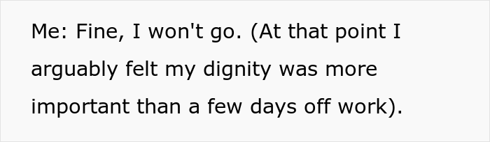 Employee Has Week-Long Planned Leave Canceled Due To Staff Shortage, Decides To Attend A Month-Long Company Event As Petty Revenge