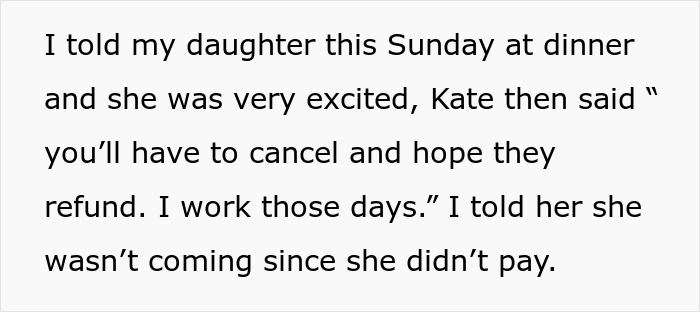 "Kate Was Absolutely Terrible In Her Teenager Years": Dad Doesn't Pay For His 23 Y.O. Daughter’s Plane Ticket But Covers The Younger Daughter’s Ticket "Kate Was Absolutely Terrible In Her Teenager Years": Dad Doesn't Pay For His 23 Y.O. Daughter’s Plane Ticket But Covers The Younger Daughter’s Ticket