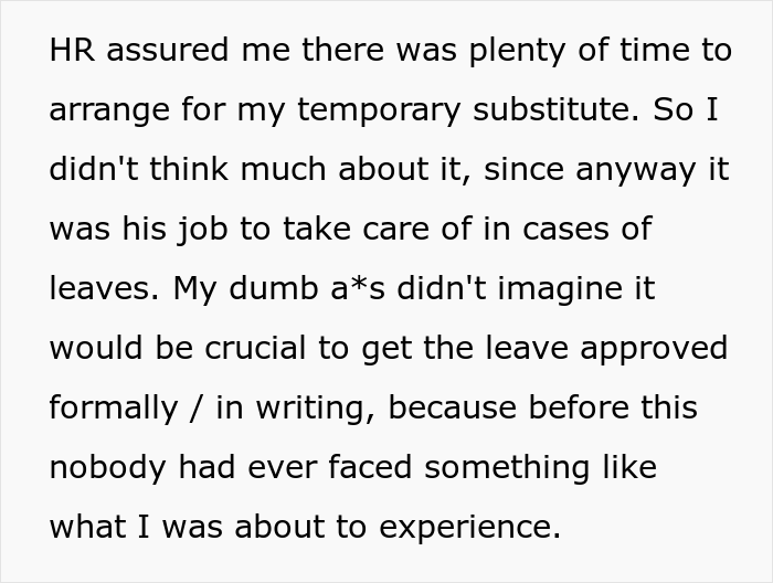 Employee Has Week-Long Planned Leave Canceled Due To Staff Shortage, Decides To Attend A Month-Long Company Event As Petty Revenge
