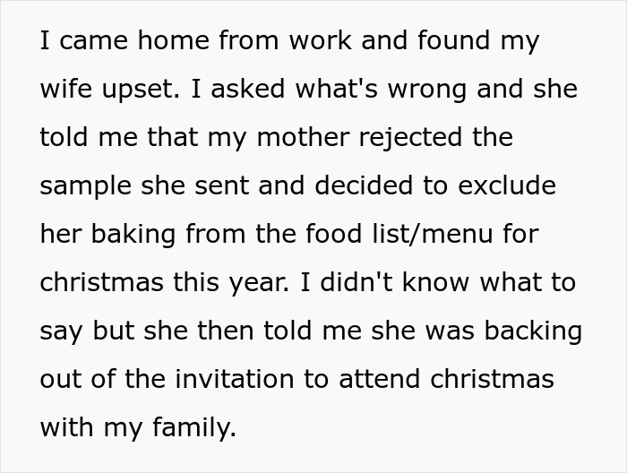 Guy Can't Believe His Wife Wants To Bail On Family Christmas Because Of His Mom's Tradition, The Internet Gives Him A Reality Check