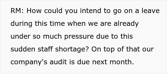 Employee Has Week-Long Planned Leave Canceled Due To Staff Shortage, Decides To Attend A Month-Long Company Event As Petty Revenge