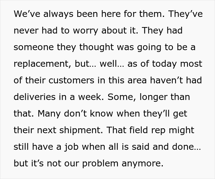 Logistics Partner Maliciously Complies And Quits After They Are Suggested To Do So If They Don't Like The New Rules Logistics Partner Maliciously Complies And Quits After They Are Suggested To Do So If They Don't Like The New Rules
