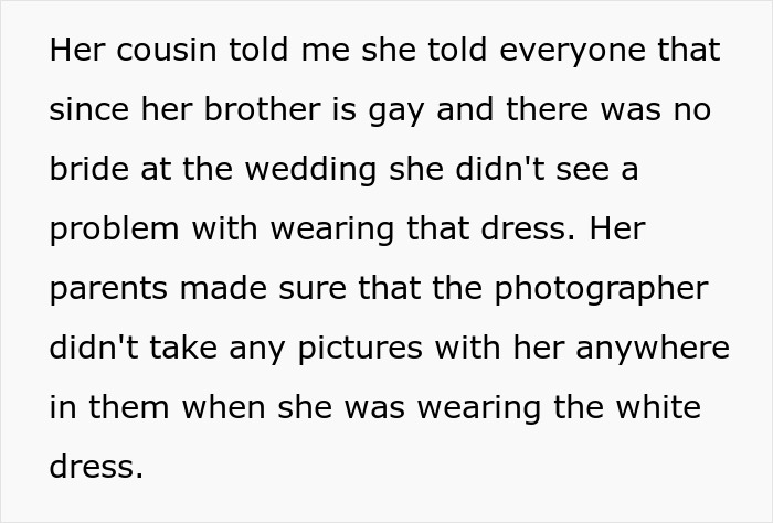 Guy Refuses To Go To GF's Brother's Wedding Because She Will Be Wearing A White Dress, She Sees Nothing Wrong With It Because There Will Be No Bride Guy Refuses To Go To GF's Brother's Wedding Because She Will Be Wearing A White Dress, She Sees Nothing Wrong With It Because There Will Be No Bride