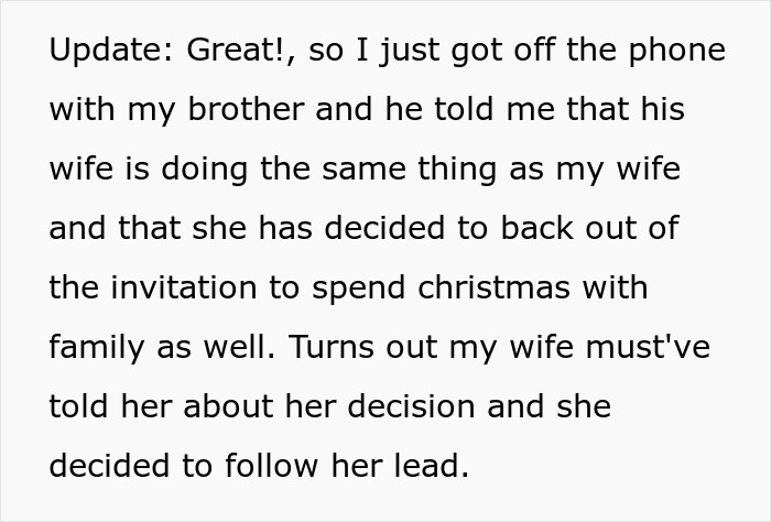 Guy Can't Believe His Wife Wants To Bail On Family Christmas Because Of His Mom's Tradition, The Internet Gives Him A Reality Check