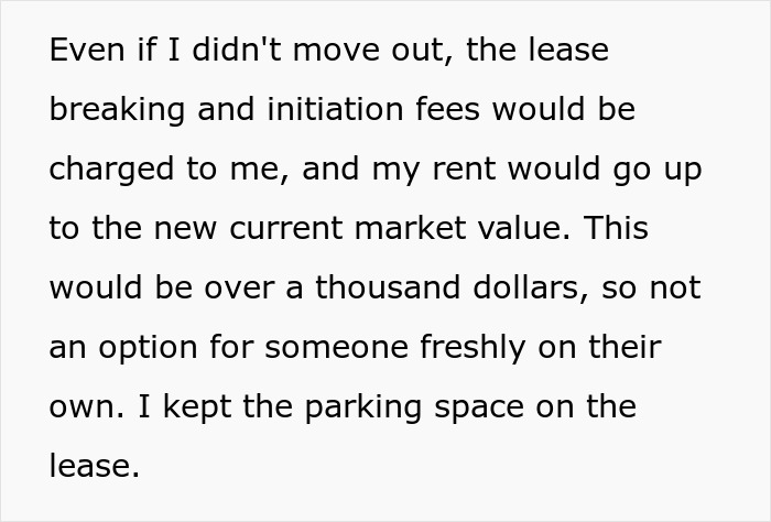 Landlord Refuses To Cancel Tenant&rsquo;s Unused Parking Space Fee, Tenant Maliciously Complies And Begins To Use It To The Hilt