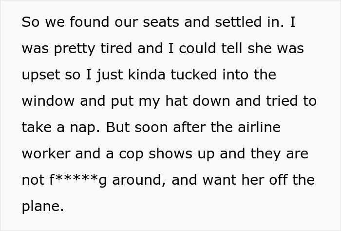Person Asks If They're A Jerk For Saying "No" When The Police Asked If Woman Was Their Fianc&eacute;e Before Escorting Her Off The Plane
