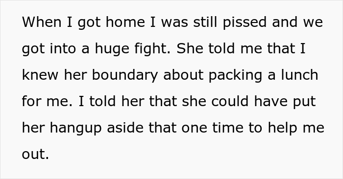 Guy Oversleeps For Work, Loses It After Seeing That His Wife Didn't Lift A Finger To Help Him With Lunch