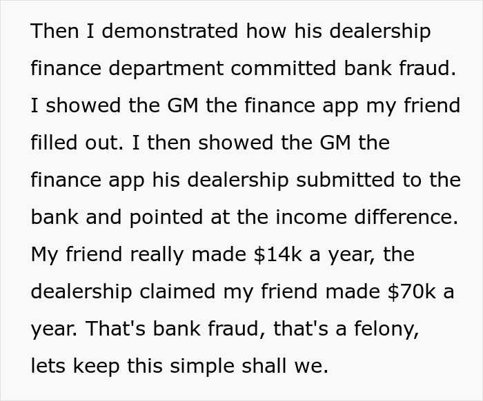 Guy Can&rsquo;t Afford His Car Payments And Wants To Cancel His Contract, His Friend Finds Bank Fraud In His Papers And Blackmails The Car Dealership