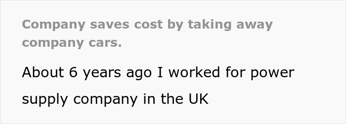 Company Cuts Costs By Taking Away Cars, Learns A Lesson After Employees Maliciously Comply