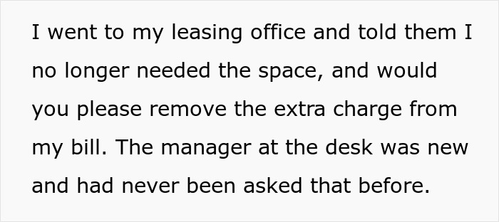 Landlord Refuses To Cancel Tenant&rsquo;s Unused Parking Space Fee, Tenant Maliciously Complies And Begins To Use It To The Hilt