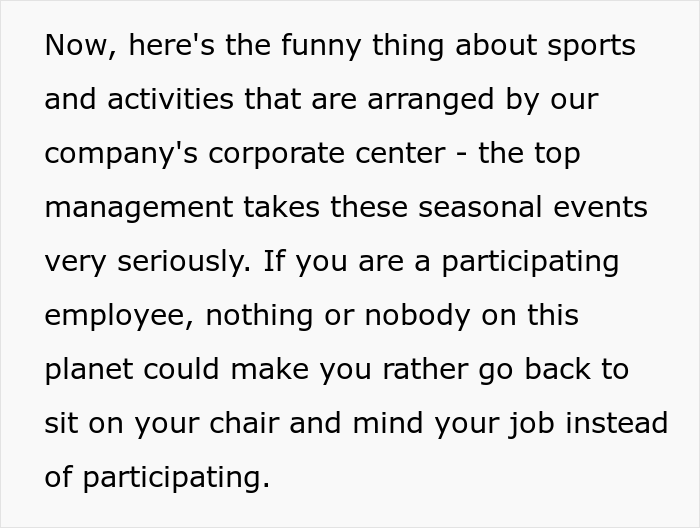 Employee Has Week-Long Planned Leave Canceled Due To Staff Shortage, Decides To Attend A Month-Long Company Event As Petty Revenge