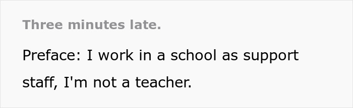 Worker Who Never Used Her Whole Break Gets Scolded For Coming 3 Minutes Late, Decides To Change The Habit Of Coming In Early