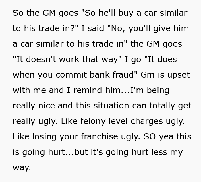 Guy Can&rsquo;t Afford His Car Payments And Wants To Cancel His Contract, His Friend Finds Bank Fraud In His Papers And Blackmails The Car Dealership