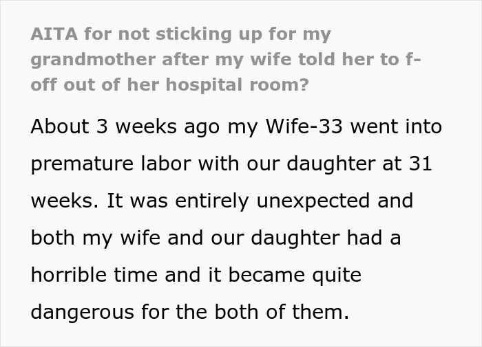 Woman Blows Up At Her Husband's Grandma After Giving A Difficult Birth, Family Is "Appalled" At Her Behavior And The Husband Supporting Her Woman Blows Up At Her Husband's Grandma After Giving A Difficult Birth, Family Is "Appalled" At Her Behavior And The Husband Supporting Her