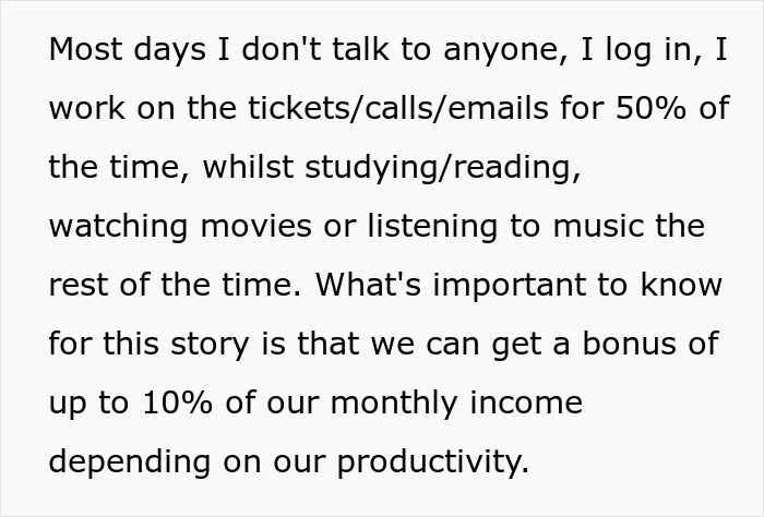 "Tell My Colleagues To Say Goodbye To Their Bonuses": New Manager Messes With Employee, Has To Watch The Workplace Crumble "Tell My Colleagues To Say Goodbye To Their Bonuses": New Manager Messes With Employee, Has To Watch The Workplace Crumble