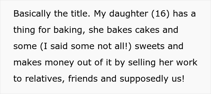 Man Refuses To Pay His Stepdaughter For The Cake She Baked For His Birthday, Family Drama Ensues Man Refuses To Pay His Stepdaughter For The Cake She Baked For His Birthday, Family Drama Ensues