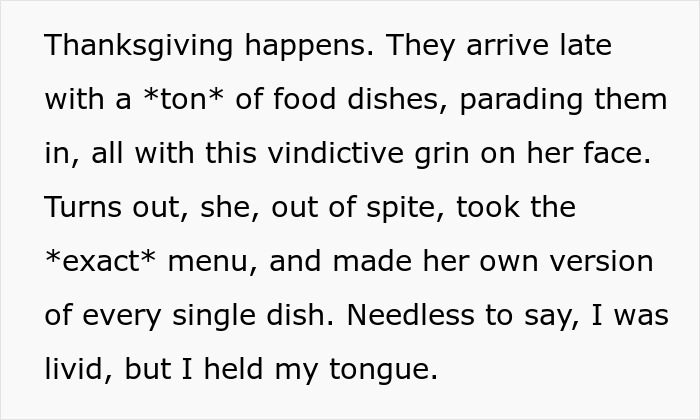 Mom &ldquo;Publicly Embarrasses&rdquo; Rude Vegan Daughter-In-Law At Thanksgiving