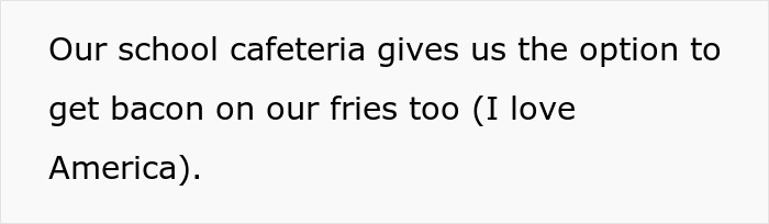 Student Has Had Enough Of His Muslim Friend Stealing His Fries, So He Orders Bacon On Them Without Telling Him Anything