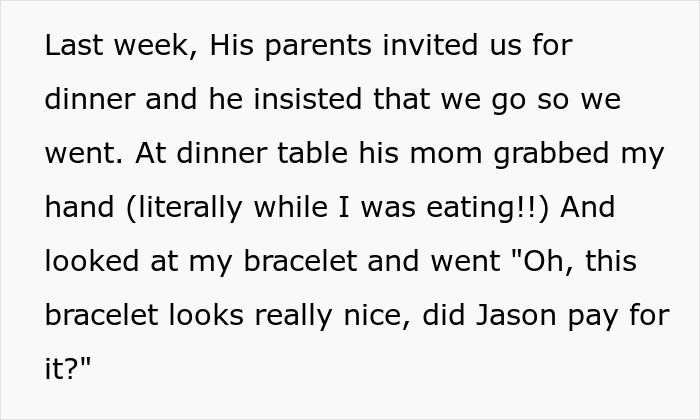 "I Snapped": Fiancé's Family Implies That This Woman Is A Gold Digger, So She "Exposes" His Unemployment At The Dinner Table "I Snapped": Fiancé's Family Implies That This Woman Is A Gold Digger, So She "Exposes" His Unemployment At The Dinner Table