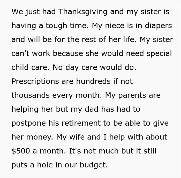 Man Refuses To Take In His Sister And His Special Needs Niece, Gets Backed By Netizens