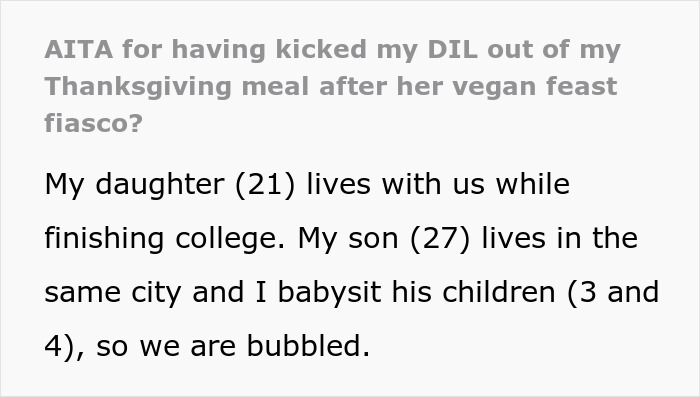 Mom &ldquo;Publicly Embarrasses&rdquo; Rude Vegan Daughter-In-Law At Thanksgiving