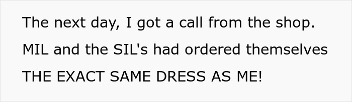 Bride Gets Perfect Revenge On MIL And SILs After Discovering They Purchased The Same Dress With Plans To Wear It At Her Wedding