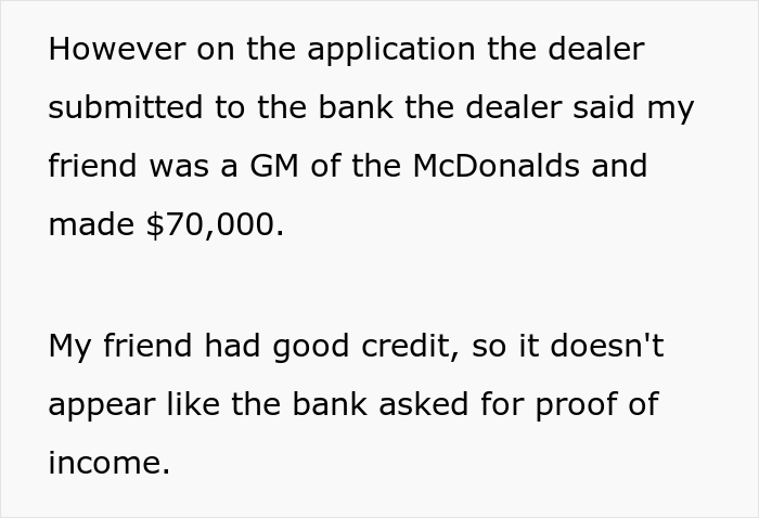 Guy Can&rsquo;t Afford His Car Payments And Wants To Cancel His Contract, His Friend Finds Bank Fraud In His Papers And Blackmails The Car Dealership