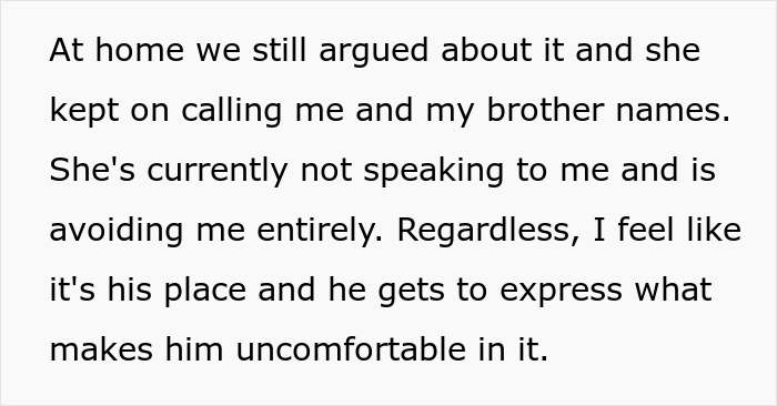 "Am I A Jerk For Telling My Wife That Leaving Her Used Pad In My Brother's Place Was Inappropriate?"
