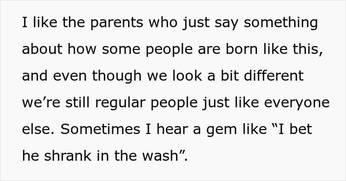 Mom Attempts To Lecture Her Kid By Using A Person With Dwarfism As A Threat, It Backfires When The Person Speaks Up Mom Attempts To Lecture Her Kid By Using A Person With Dwarfism As A Threat, It Backfires When The Person Speaks Up