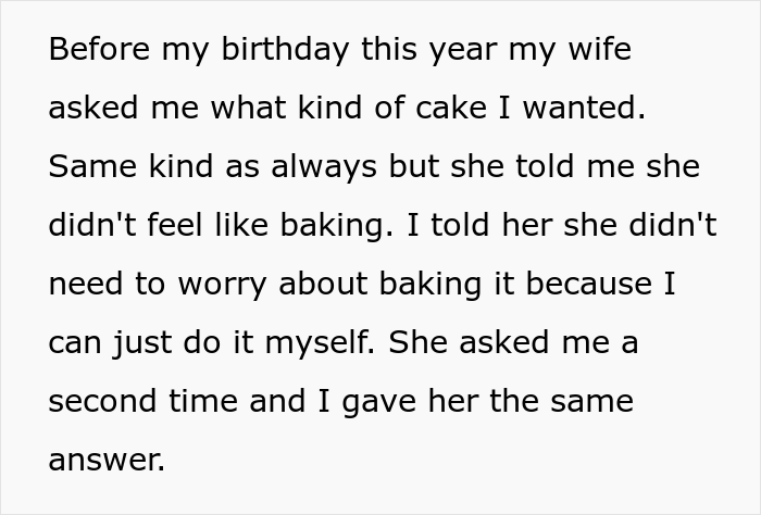 Wife Upset As Her Husband Bakes His Favorite Cherry Cake For His 32nd Birthday Party Though She Bought Him A Cheesecake