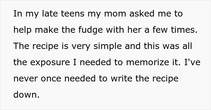 Person Wants To Expose To Mom That Their &lsquo;Secret Family Recipe&rsquo; Actually Came From The Side Of A Can