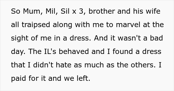 Bride Gets Perfect Revenge On MIL And SILs After Discovering They Purchased The Same Dress With Plans To Wear It At Her Wedding