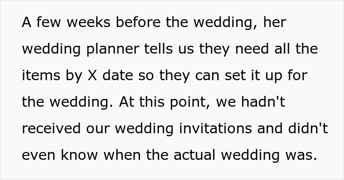 &ldquo;We&rsquo;ve Spent Close To $2,000 On All The Materials&rdquo;: Relatives Invoice Bride After Finding Out They Weren&rsquo;t Invited To The Wedding