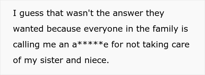 Man Refuses To Take In His Sister And His Special Needs Niece, Gets Backed By Netizens