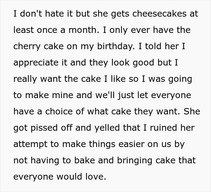 Wife Upset As Her Husband Bakes His Favorite Cherry Cake For His 32nd Birthday Party Though She Bought Him A Cheesecake