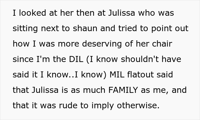 Woman Sits On Husband's Lap During Thanksgiving, Making It Very Awkward For His Mom And His Ex That She Invited To The Dinner
