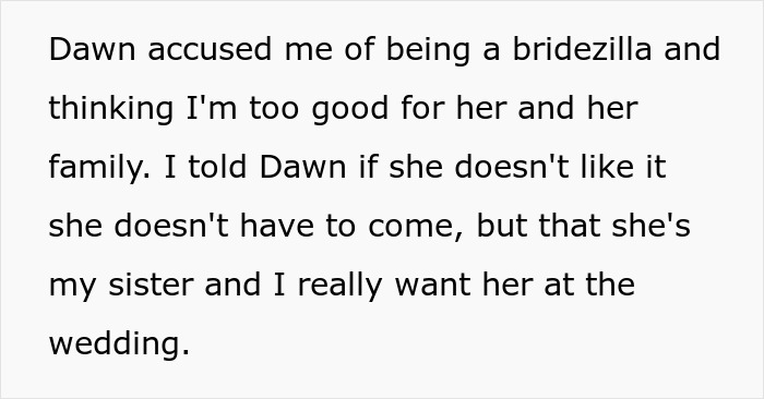 Sister Is At Furious With This Bride For Only Letting 3 Of Her 10 Kids Come To The Wedding