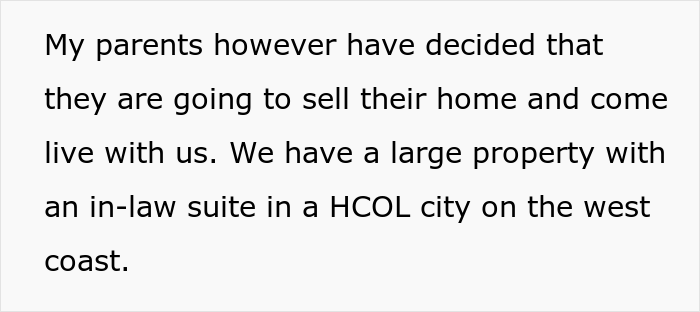 Elderly Parents Expect Their Daughter To Take Them In, Are Furious When She Says The Best She Can Do Is To Put Them In A Senior Home