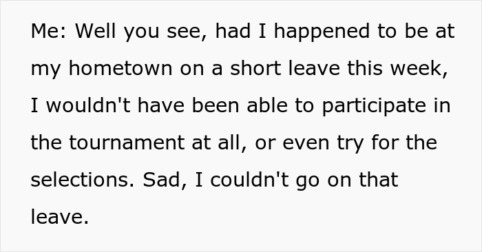 Employee Has Week-Long Planned Leave Canceled Due To Staff Shortage, Decides To Attend A Month-Long Company Event As Petty Revenge