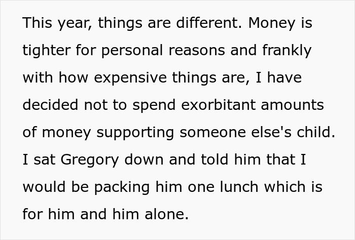 Woman Confronts Son's BFF's Mother After She Learns That Her Boy Was Cut Off From Their Shared Lunch To Save Money