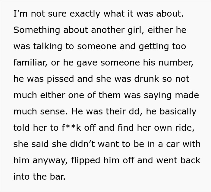 Guy Is Told Off By His Friend For Taking His Drunk Fianc&eacute;e Home Instead Of Calling An Uber For Her