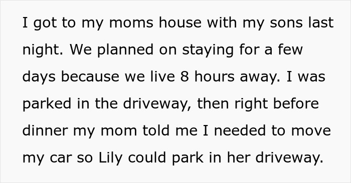 Man Travels 8 Hours To His Mom's, Walks Out On Her After She Shows Favoritism To Her 'Adoptive' Neighbor Man Travels 8 Hours To His Mom's, Walks Out On Her After She Shows Favoritism To Her 'Adoptive' Neighbor