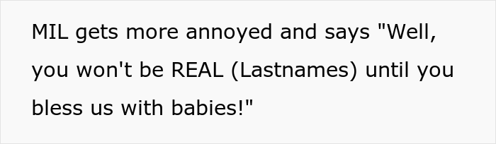 Childfree Woman Has Had Enough Of MIL Pushing For Kids, Finally Snaps And MIL Storms Off Crying, She Asks If She Went Too Far