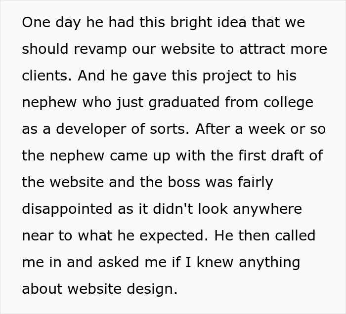 Boss Tells Employee To Quit Because They’re Spending ‘Too Much’ Time On The Company Website, Is Shocked When They Do Boss Tells Employee To Quit Because They’re Spending ‘Too Much’ Time On The Company Website, Is Shocked When They Do