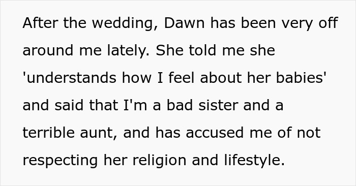 Sister Is At Furious With This Bride For Only Letting 3 Of Her 10 Kids Come To The Wedding