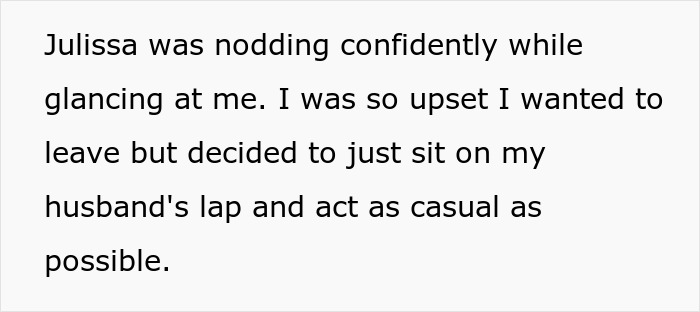 Woman Sits On Husband's Lap During Thanksgiving, Making It Very Awkward For His Mom And His Ex That She Invited To The Dinner